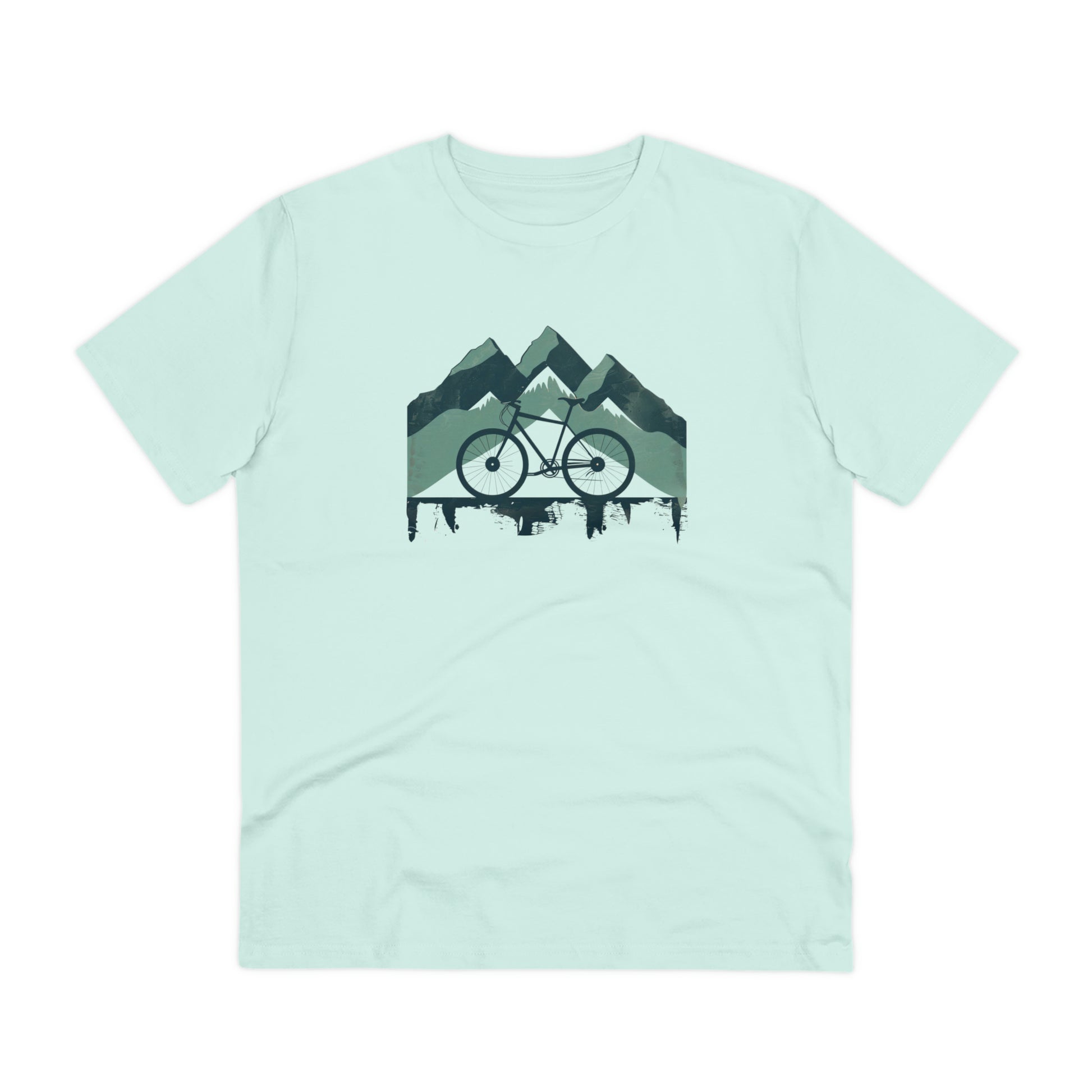 Peak Pedaler: The Adventurous Cyclist's Mountain  T-shirt - Unisex - BicycleWonders