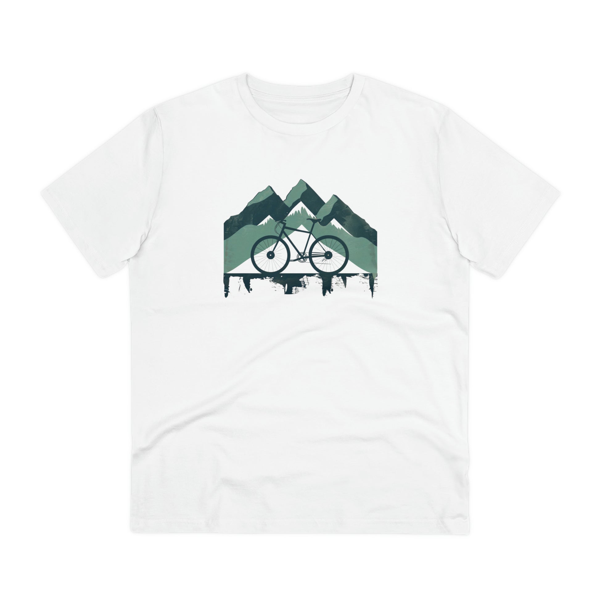 Peak Pedaler: The Adventurous Cyclist's Mountain  T-shirt - Unisex - BicycleWonders