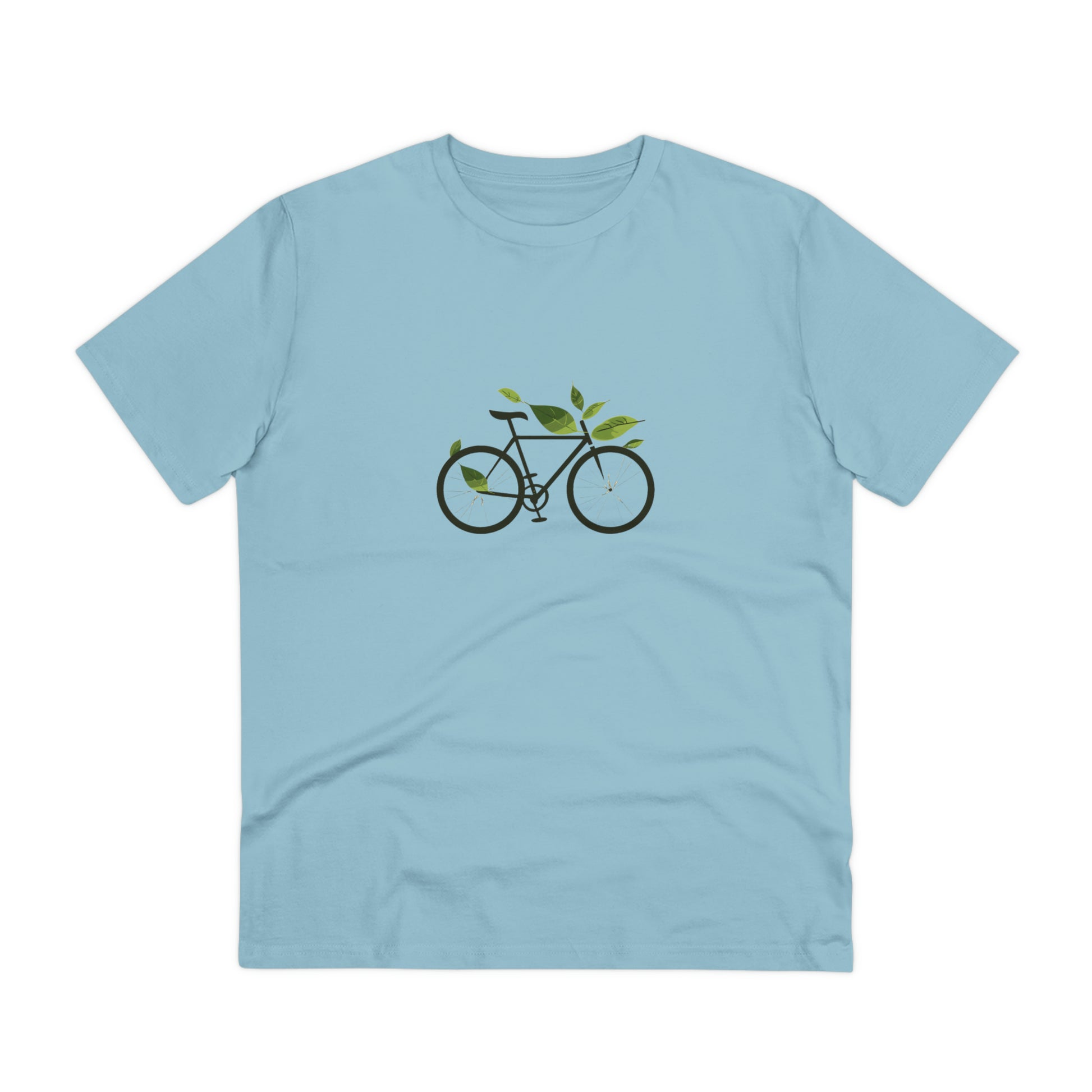 Leafy Ride: The Eco-Friendly Cyclist's T-shirt - Unisex - BicycleWonders