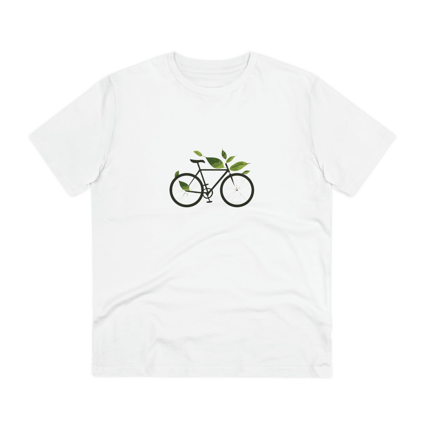 Leafy Ride: The Eco-Friendly Cyclist's T-shirt - Unisex - BicycleWonders