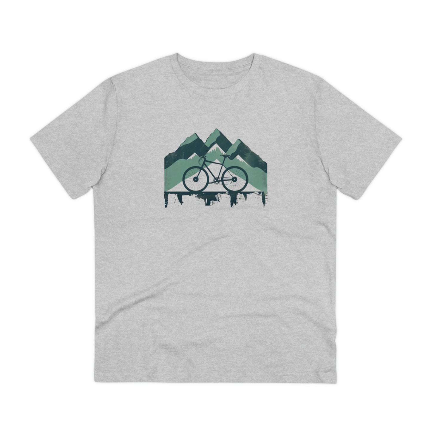 Peak Pedaler: The Adventurous Cyclist's Mountain  T-shirt - Unisex - BicycleWonders