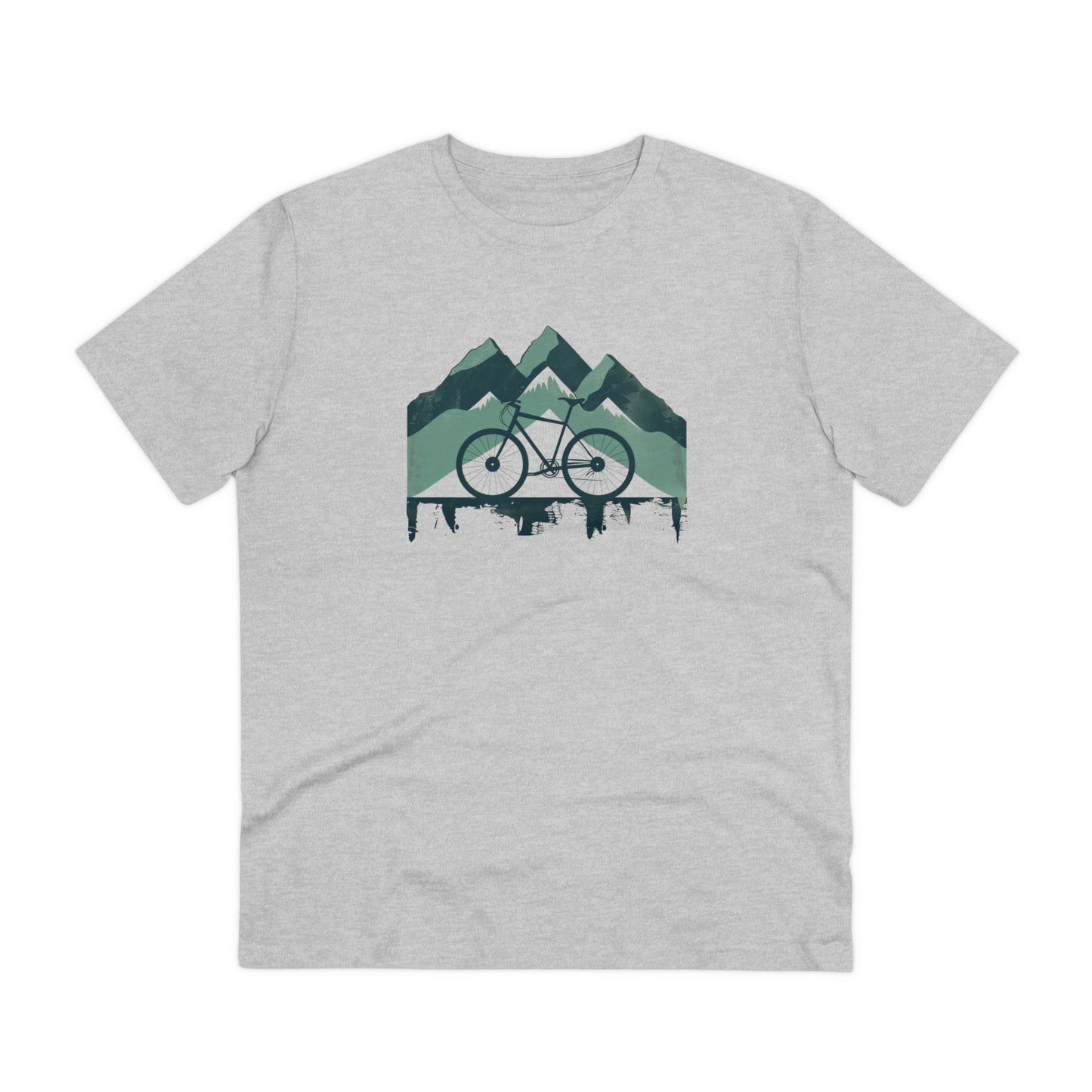 Peak Pedaler: The Adventurous Cyclist's Mountain  T-shirt - Unisex - BicycleWonders