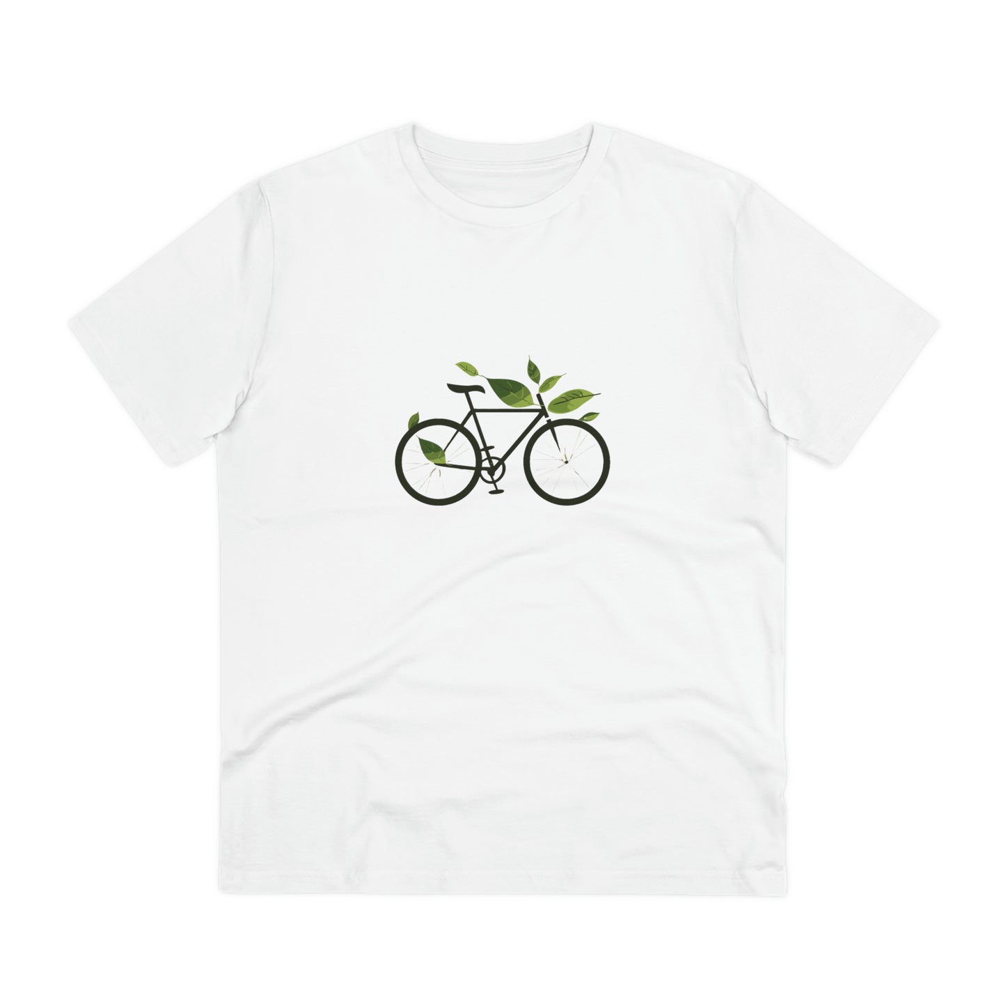 Leafy Ride: The Eco-Friendly Cyclist's T-shirt - Unisex - BicycleWonders