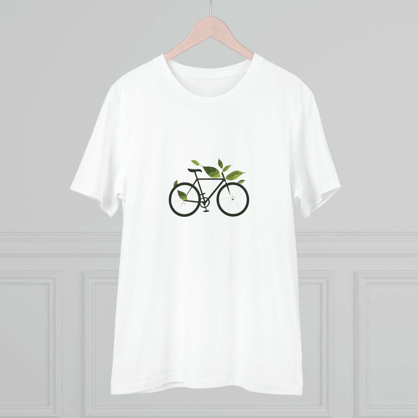 Leafy Ride: The Eco-Friendly Cyclist's T-shirt - Unisex - BicycleWonders