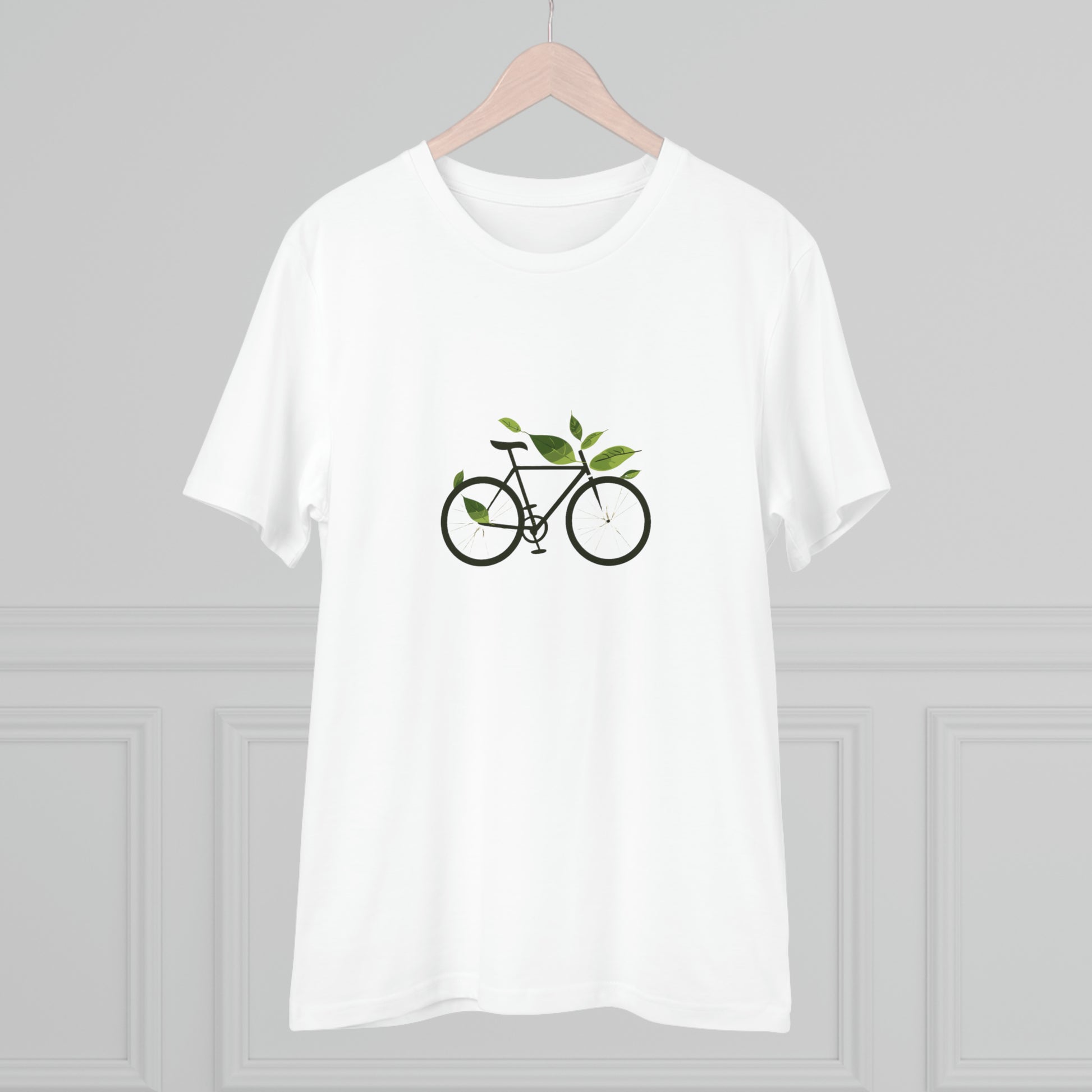 Leafy Ride: The Eco-Friendly Cyclist's T-shirt - Unisex - BicycleWonders