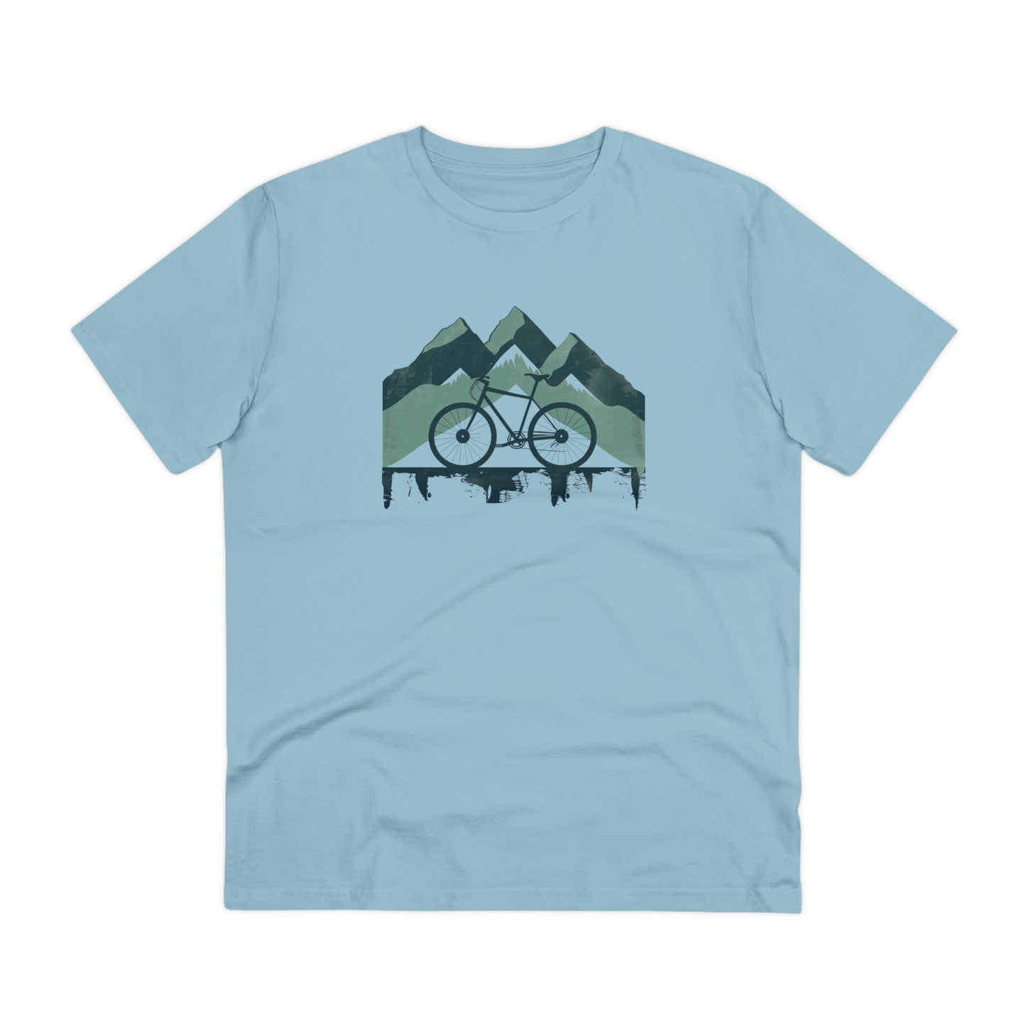 Peak Pedaler: The Adventurous Cyclist's Mountain  T-shirt - Unisex - BicycleWonders