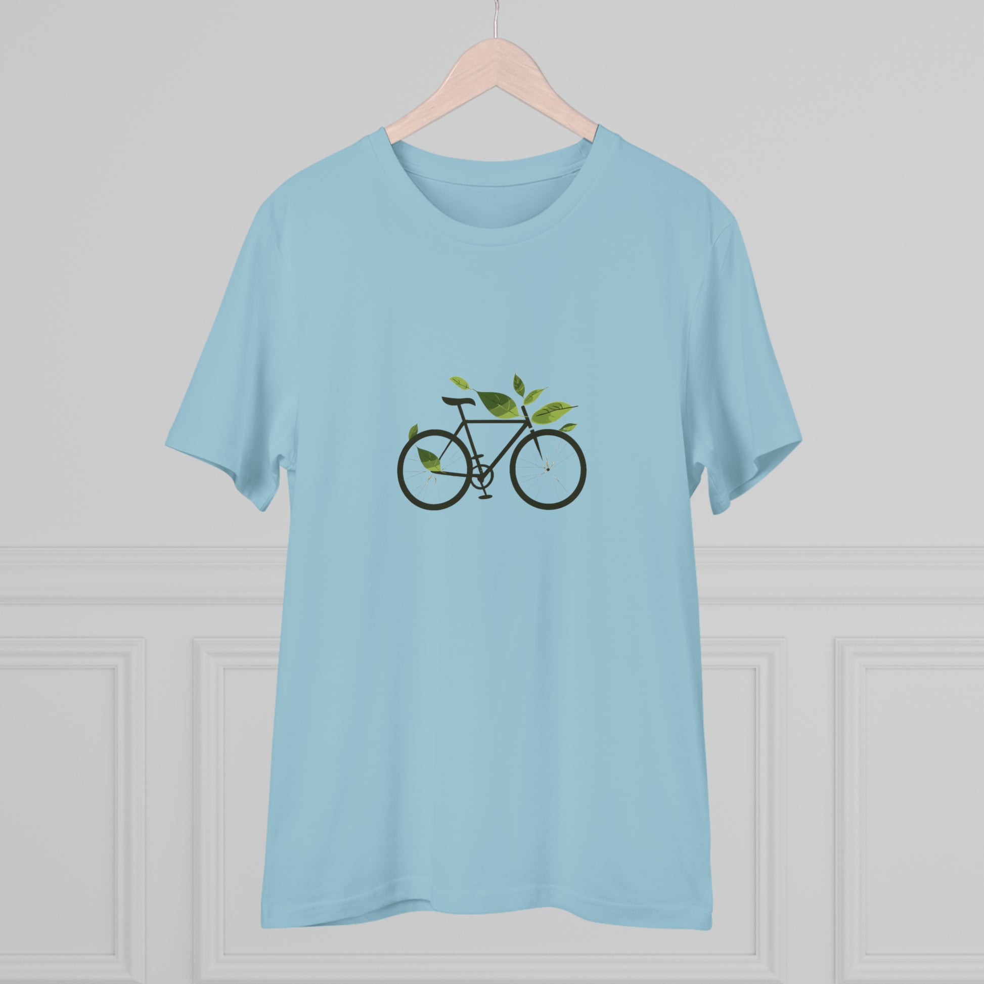 Leafy Ride: The Eco-Friendly Cyclist's T-shirt - Unisex - BicycleWonders