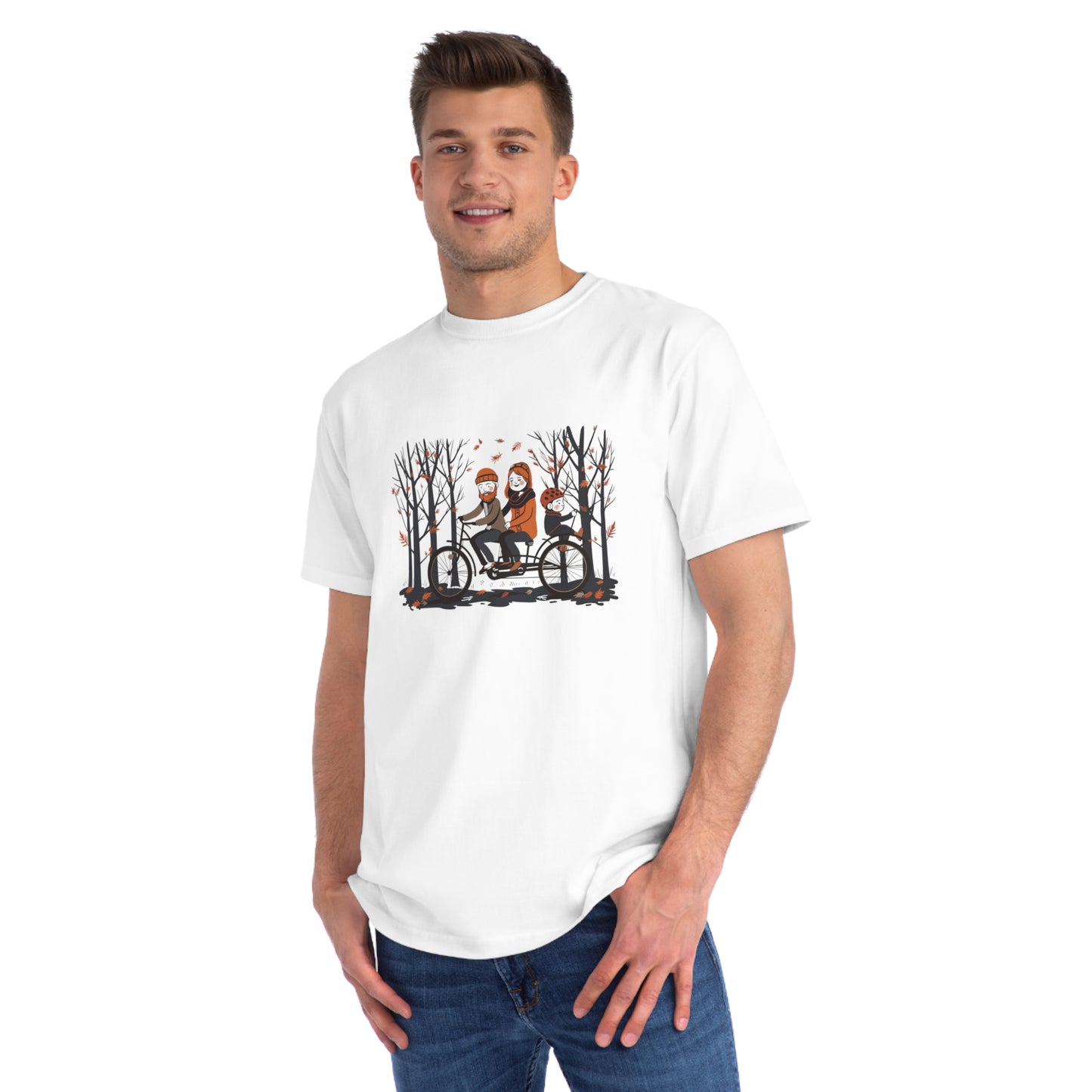 A Family's Tandem Adventure  T-shirt - Unisex - BicycleWonders