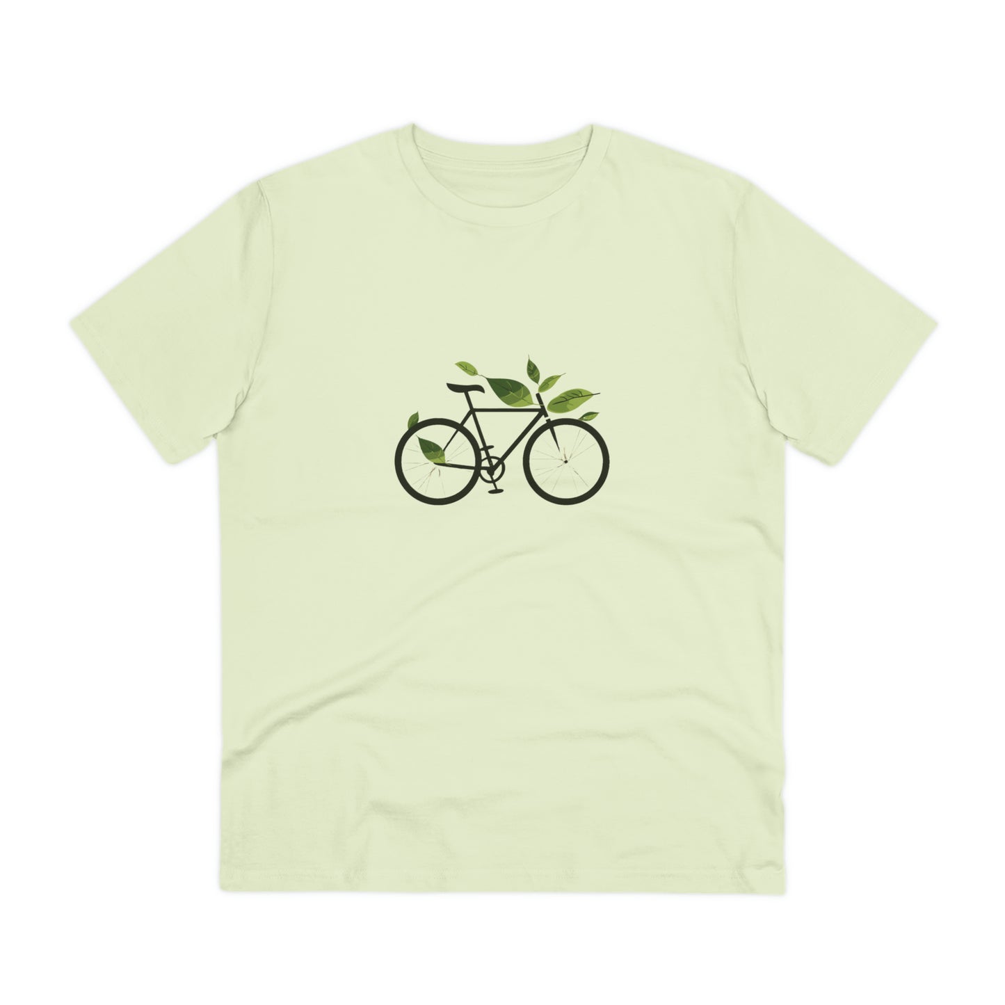 Leafy Ride: The Eco-Friendly Cyclist's T-shirt - Unisex - BicycleWonders