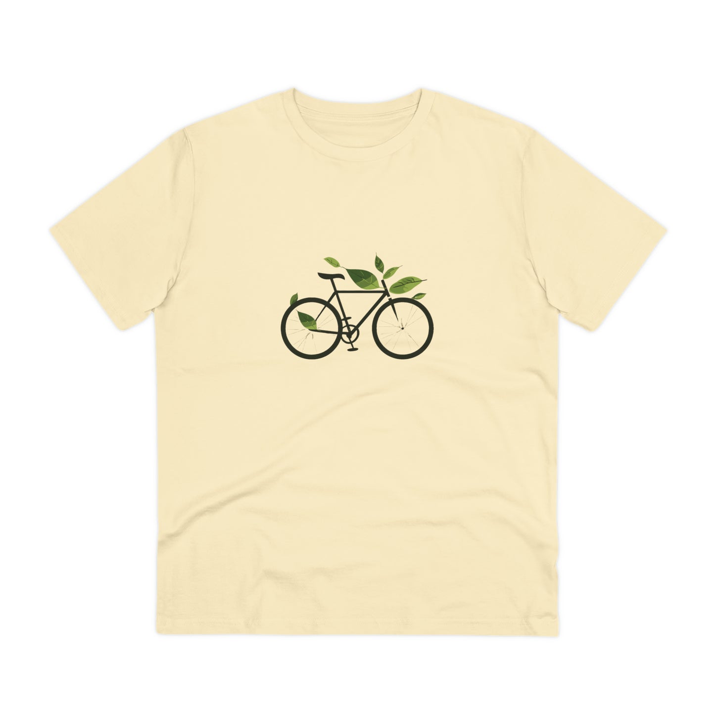 Leafy Ride: The Eco-Friendly Cyclist's T-shirt - Unisex - BicycleWonders