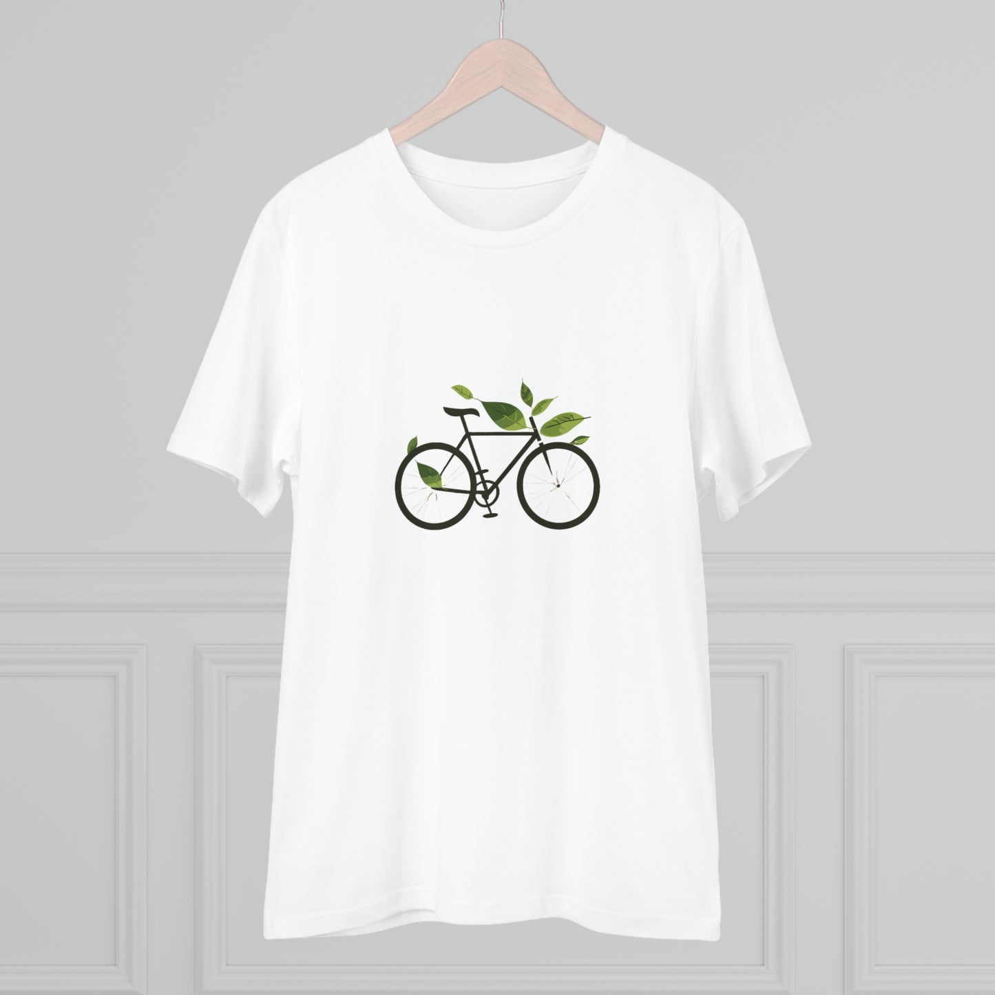 Leafy Ride: The Eco-Friendly Cyclist's T-shirt - Unisex - BicycleWonders