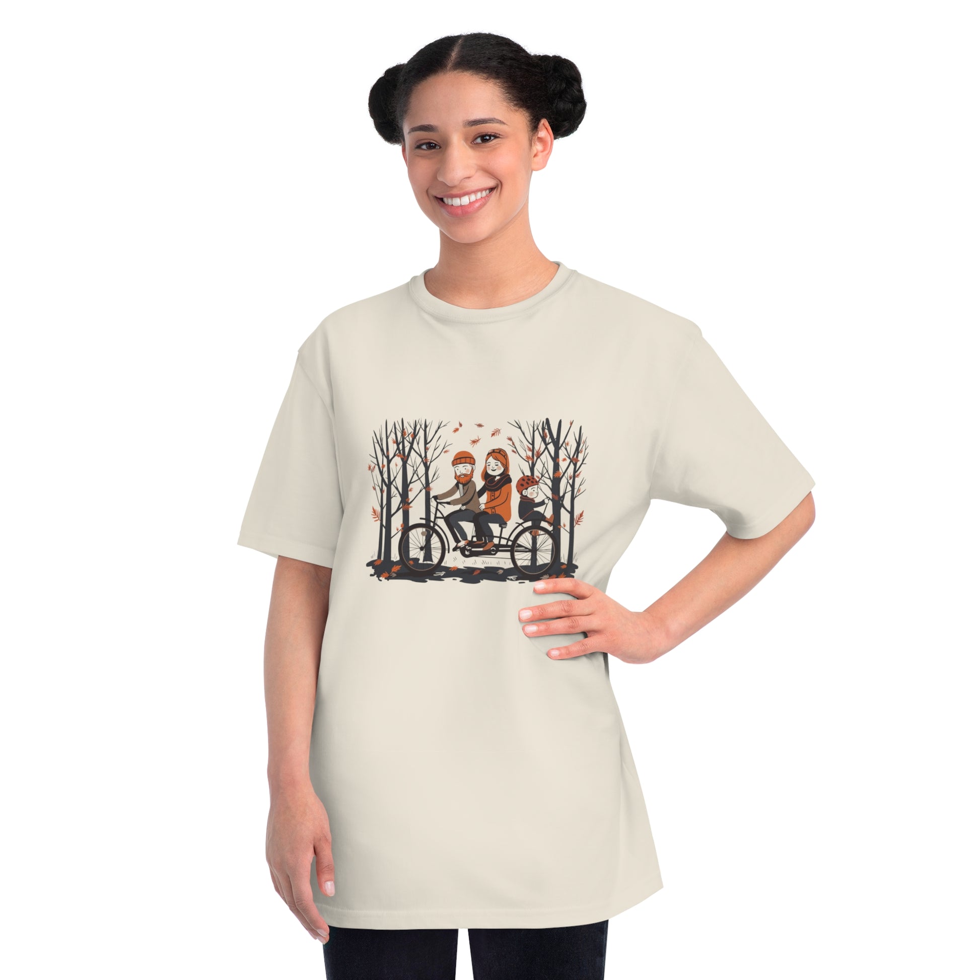 A Family's Tandem Adventure  T-shirt - Unisex - BicycleWonders