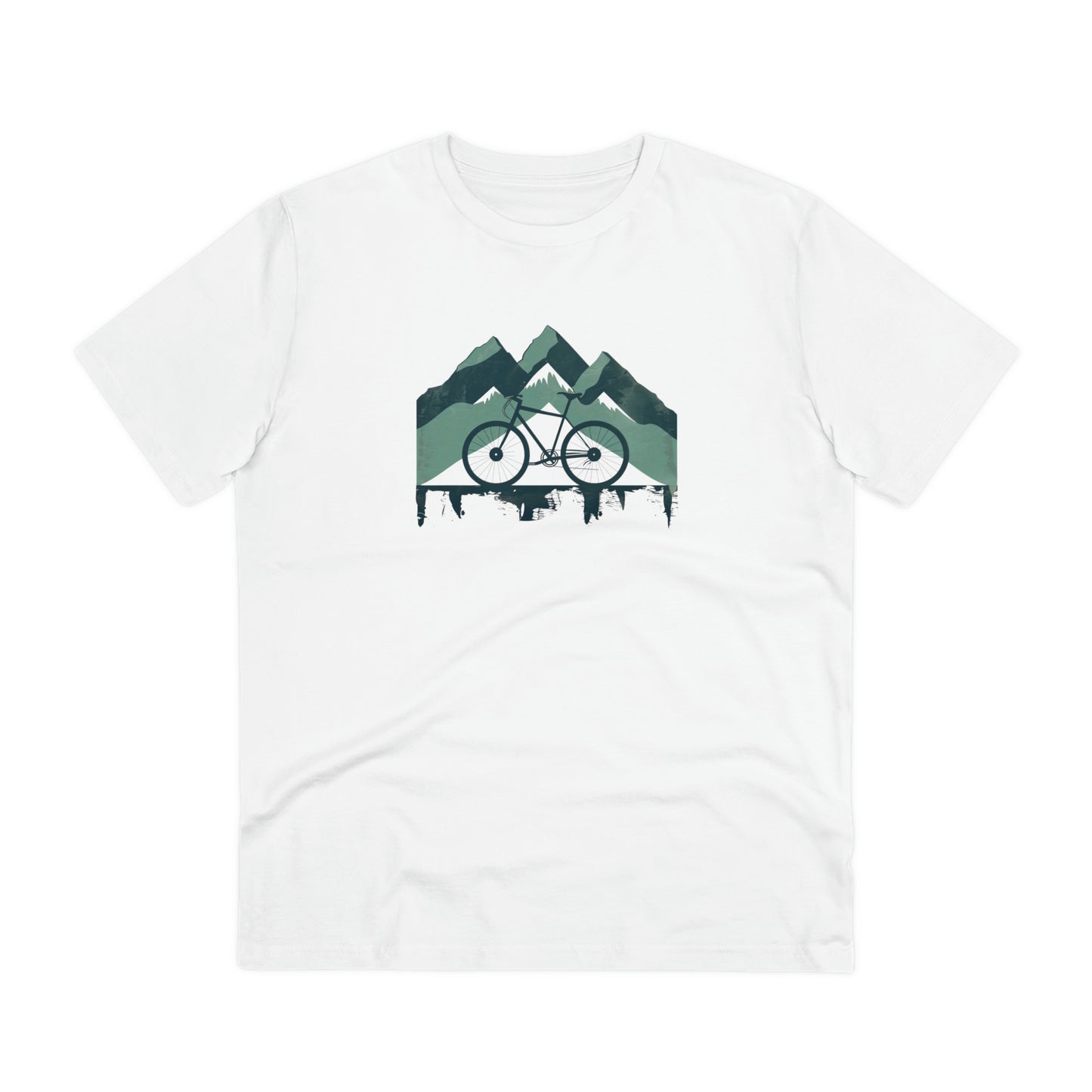 Peak Pedaler: The Adventurous Cyclist's Mountain  T-shirt - Unisex - BicycleWonders