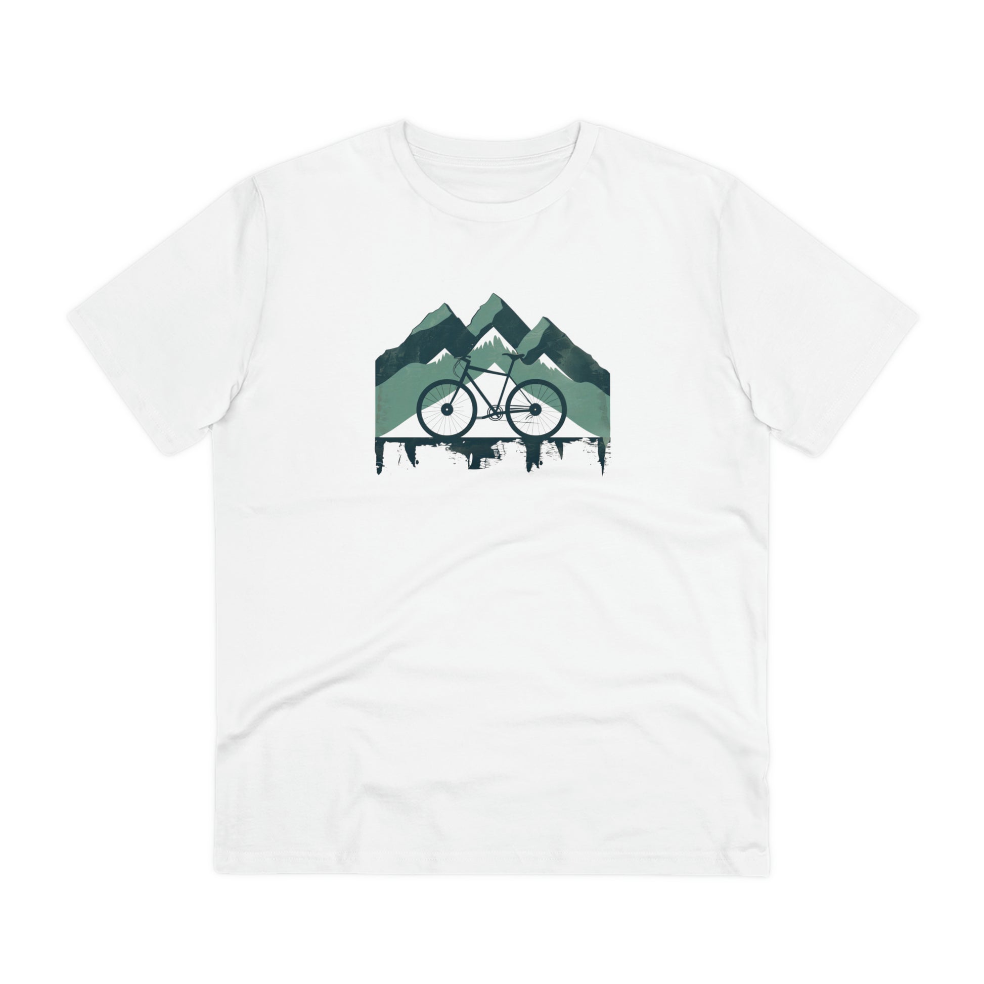 Peak Pedaler: The Adventurous Cyclist's Mountain  T-shirt - Unisex - BicycleWonders