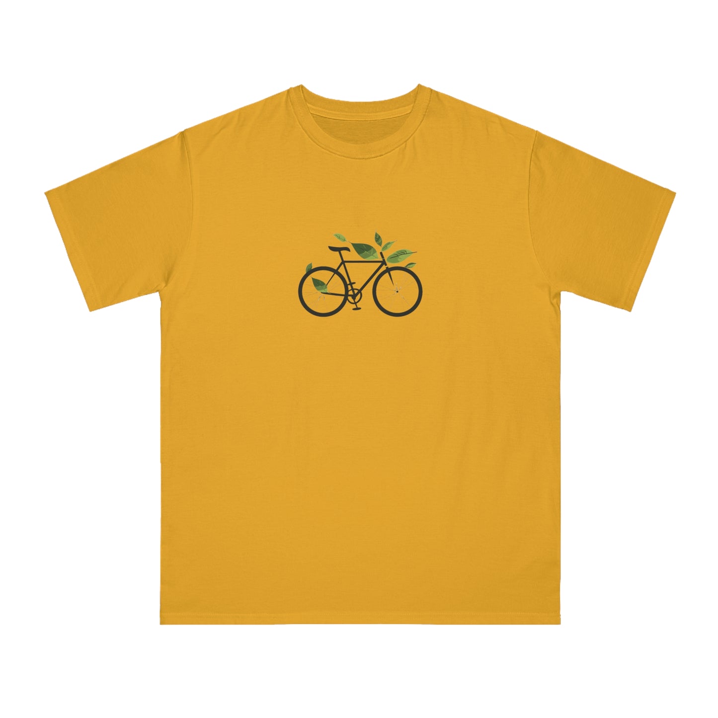 Leafy Ride: The Eco-Friendly Cyclist's T-shirt  - Unisex - BicycleWonders