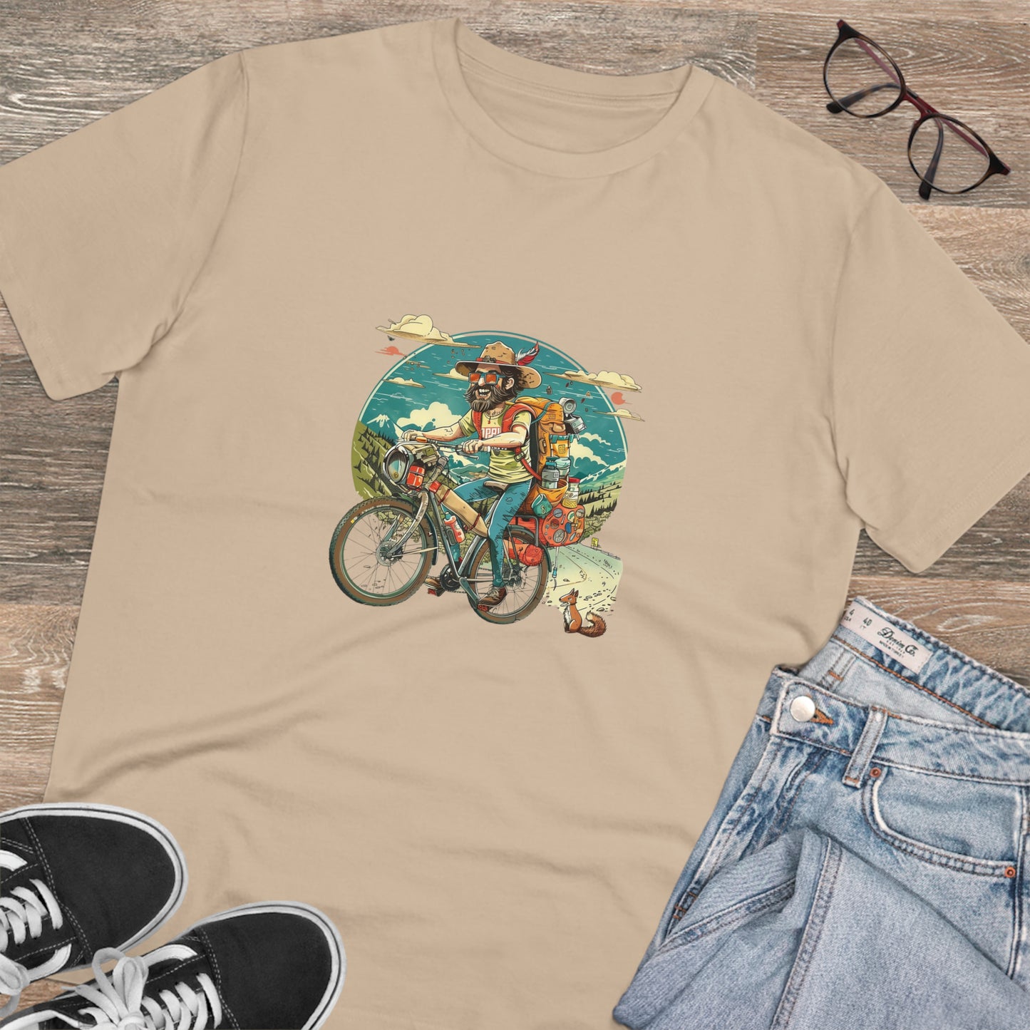 Embrace the Adventure  T-shirt - Unisex - BicycleWonders